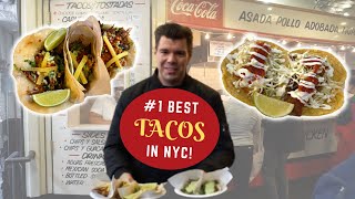 Handsdown the 1 BEST Tacos in NYC  Chelsea Market [upl. by Marge795]