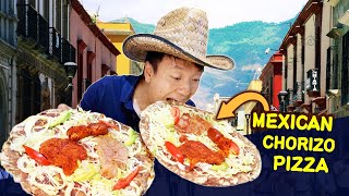 BREAKFAST MEXICAN PIZZA Tlayuda amp Mexican STREET FOOD at Local Market in Oaxaca [upl. by Muldon784]