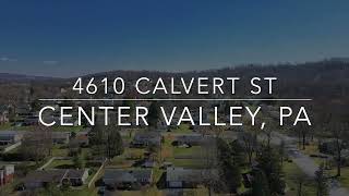 4610 Calvert St Center Valley PA [upl. by Ynnad]