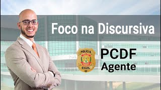 Análise rápida do Edital de Agente PCDF2020  Foco na Discursiva [upl. by Rusty]