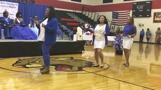 Tantalizing Tau Xi Chapter of Zeta Phi Beta Sorority Inc 💙🕊 Back that Thang up Stroll [upl. by Craddock]