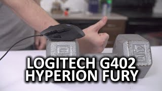 Logitech G402 Hyperion Fury Gaming Mouse  Inhumanly Fast [upl. by Oad330]