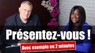 Présentezvous entretien dembauche exemple Parlezmoi de vous en 2 minutes [upl. by Beryle714]