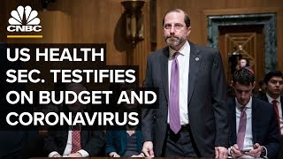 US Health Secretary Alex Azar testifies on coronavirus and 2021 budget – 2262020 [upl. by Hines]