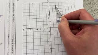 Maths GCSE Higher exam similar triangles and negative reflection [upl. by Alokin849]