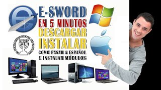 E SWORD EN 5 MINUTOS DESCARGAR INSTALAR Y PASAR E SWORD A ESPAÑOL [upl. by Alley146]