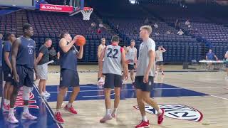 Arizona open basketball practice [upl. by Atsuj]