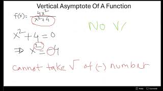 VERTICAL and HORIZONTAL asymptote of a function  PreCalculus  Chemistry Chronicles [upl. by Johanna]