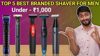 Top 5 Best Shaver For Men Under 1000 In India 2024  Baset Shaver And Trimmer Under 1000 In 2024 [upl. by Ffej]