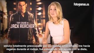 Entrevista con Rosamund Pike [upl. by Airemat]