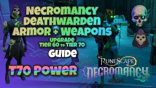 Kilis Knowledge V Power  Deathwarden Tier 70 Power Necromancy Gear Upgrade  Runescape 3 [upl. by Aisyla]