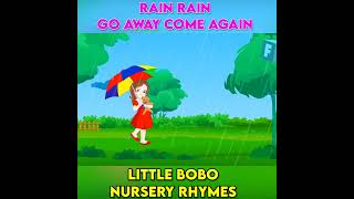 Rain Rain Go Away Come Again  Children Nursery Rhymes with Lyrics  Flickbox Kids Songs shorts [upl. by Alaaj]