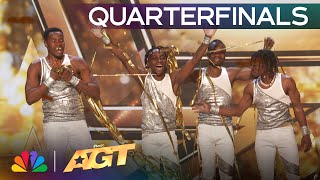 Hakuna Matata Acrobats Receives The GOLDEN BUZZER From Sofia Vergara  Quarterfinals  AGT 2024 [upl. by Ynehpets]