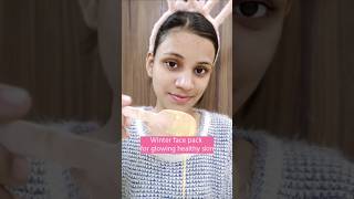 Winter face pack for glowing skin glowing skin tips makeupbybhumi skincare short shortsfeed [upl. by Noraf507]