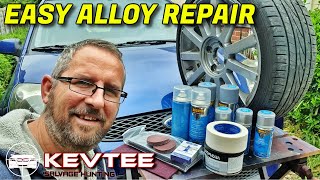 Cheap And Easy Alloy Wheel Refurb With Amazing Result  Scrap Car Challenge [upl. by Artaed]