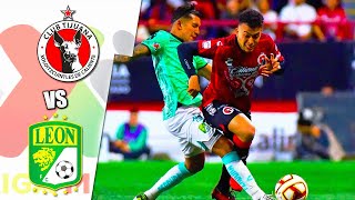 Tijuana 21 León  LIGA MXApertura Jornada 6 [upl. by Skipp]