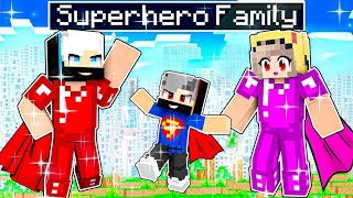 Adopted By SUPERHEROES In Minecraft Hindi [upl. by Annehs]