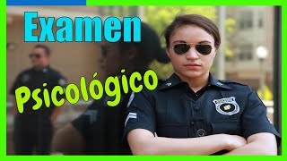 👮 Cómo Pasar un EXAMEN PSICOLÓGICO 🚔 Para INGRESAR A LA POLICÍA 🟢 [upl. by Eelsew]