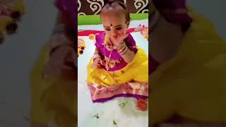 Kannamma first Bathukamma [upl. by Adrahc]