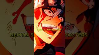 Weaknesses of demon slayer characters 😱  part 2  anime shorts demonslayer [upl. by Ecydnak]