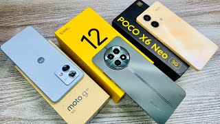 Poco X6 Neo 5g vs Realme 12 5g vs Moto G84 5g  Best konsa   5g  gaming Processor 🎮 Best Price [upl. by Eve]