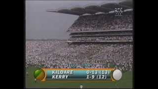 Final Whistle and Glen Ryan Celebrates All Ireland Semi Final 1998 Kildare V Kerry [upl. by Lukin124]