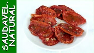 Tomate seco fácil feito em Estufa caseira  desidratadora  forno solar [upl. by Ysiad]