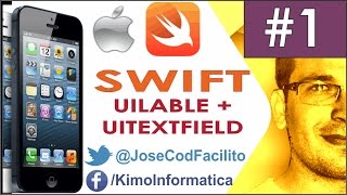 Como Insertar un Campo de Texto o Etiqueta en Swift  Apps 01  JoseCodFacilito [upl. by Avivah]