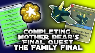 Completing The Family Final Quest from Mother Bear  Bee Swarm Simulator [upl. by Ecylla]