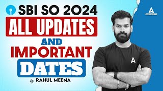 SBI SO Notification 2024  SBI SO Exam Date 2024  SBI SO Recruitment 2024 All Updates [upl. by Edwin]