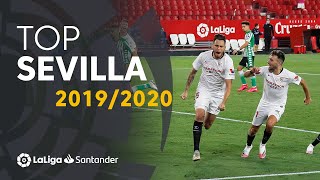 TOP 10 GOLES Sevilla FC LaLiga Santander 20192020 [upl. by Mira]