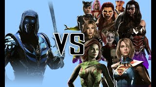 SubZero VS The Girls  All Intro Dialogues  INJUSTICE 2 [upl. by Suoicerp]