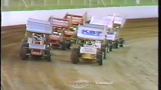 speedway Flashback Newcastle Motordrome Winfield Sprintcar Masters Div 1  23011994 [upl. by Naillig]