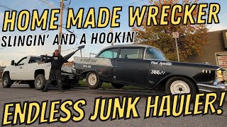 Im Buying ALL THE JUNK Home Made Tow Truck Is A Game Changer Feeding My Automotive Addiction [upl. by Gunnar]