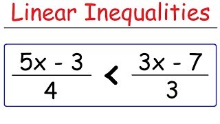 How To Solve Linear Inequalities [upl. by Tews853]