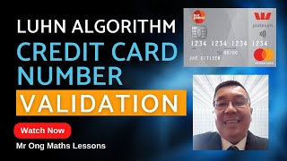 The Luhn Algorithm to Verify the Credit Card Number [upl. by Derayne]