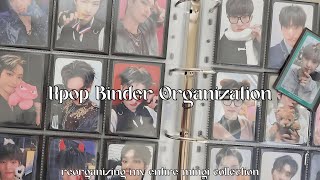 Complete Kpop Collection Binder Organization 1 ⊹ Song Mingi of Ateez [upl. by Mariande863]