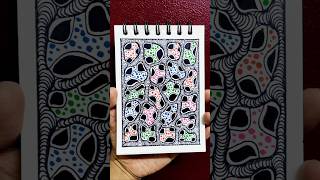 Zentangle drawings  what is zentangle art for beginners art shortsfeed zentanglart [upl. by Earl]