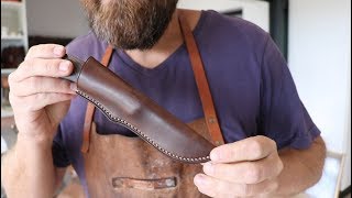 I made a KNIFE Sheath and some other stuff [upl. by Siuqcram]