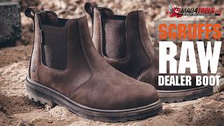 Scruffs Raw Dealer Safety Work Boots Brown Sizes 712 [upl. by Aelaza]