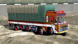 Truck Game  Lorry Driving in Bad roads  Euro Truck Simulator 2 Gameplay [upl. by Rep615]