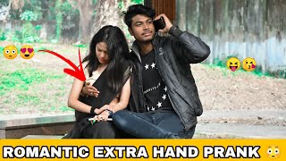 Romantic Extra hand Prank On Cute girl  Part 6  Extra hand prank  With twist  Its aSRSPrank [upl. by Gifford420]