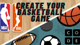 Second video codeorg Basketball game [upl. by Madelaine81]