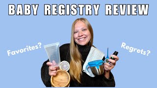 Baby Registry Review Honest Opinions on Everything I Got for Baby 1 [upl. by Haveman]