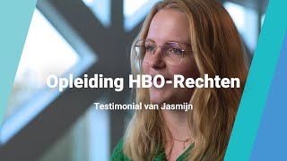 Testimonial van Jasmijn over de opleiding HBORechten  hogeschool Windesheim [upl. by Leiuqese]