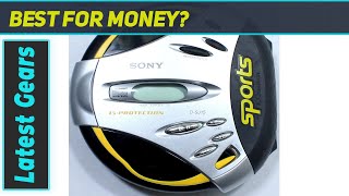 Sony DSJ15 Portable CD Walkman Best Portable Music Player with GProtection and 40Hour [upl. by Ycam]