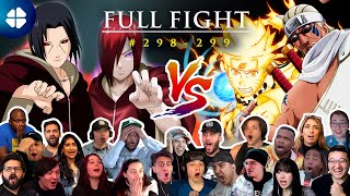 ItachiNagato VS NarutoKiller Bee FULL Fight  24 People React 🇯🇵 Shippuden 298299 [upl. by Airbma11]