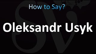 How to Pronounce Oleksandr Usyk correctly [upl. by Acsehcnarf]