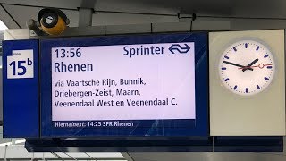 ‘Beste reizigers’  de nieuwe automatische omroep van NS Tuffie Vos [upl. by Lyrem]