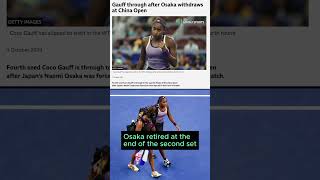 OSAKA TO MISS JAPAN OPEN DUE TO INJURY naomiosaka chinaopen2024 injury japanopen2024 tennis [upl. by Sillihp809]